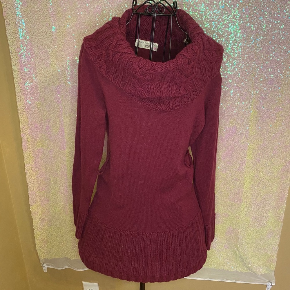COPY - Derek Heart Maroon Sweater Dress